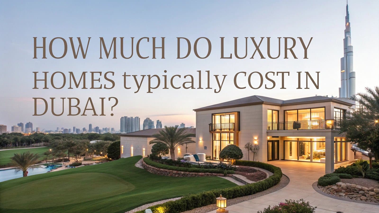 Luxury Home Prices in Dubai | AYS Developer – Dubai Luxury Real Estate Costs