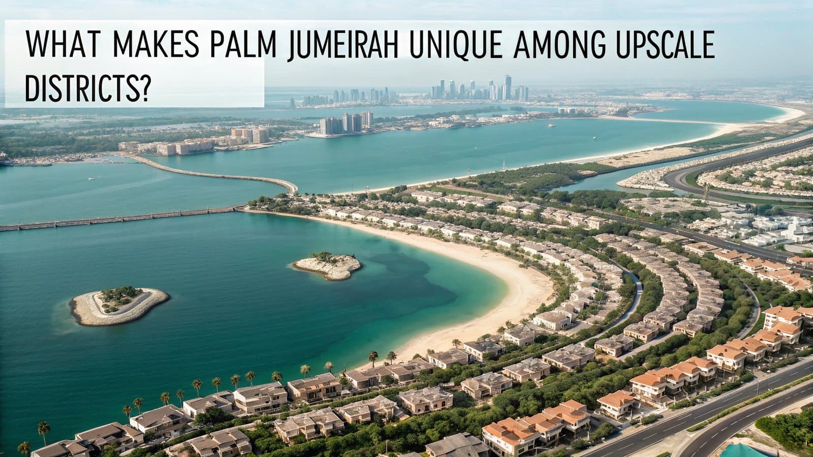 What Makes Palm Jumeirah Unique Among Upscale Districts?