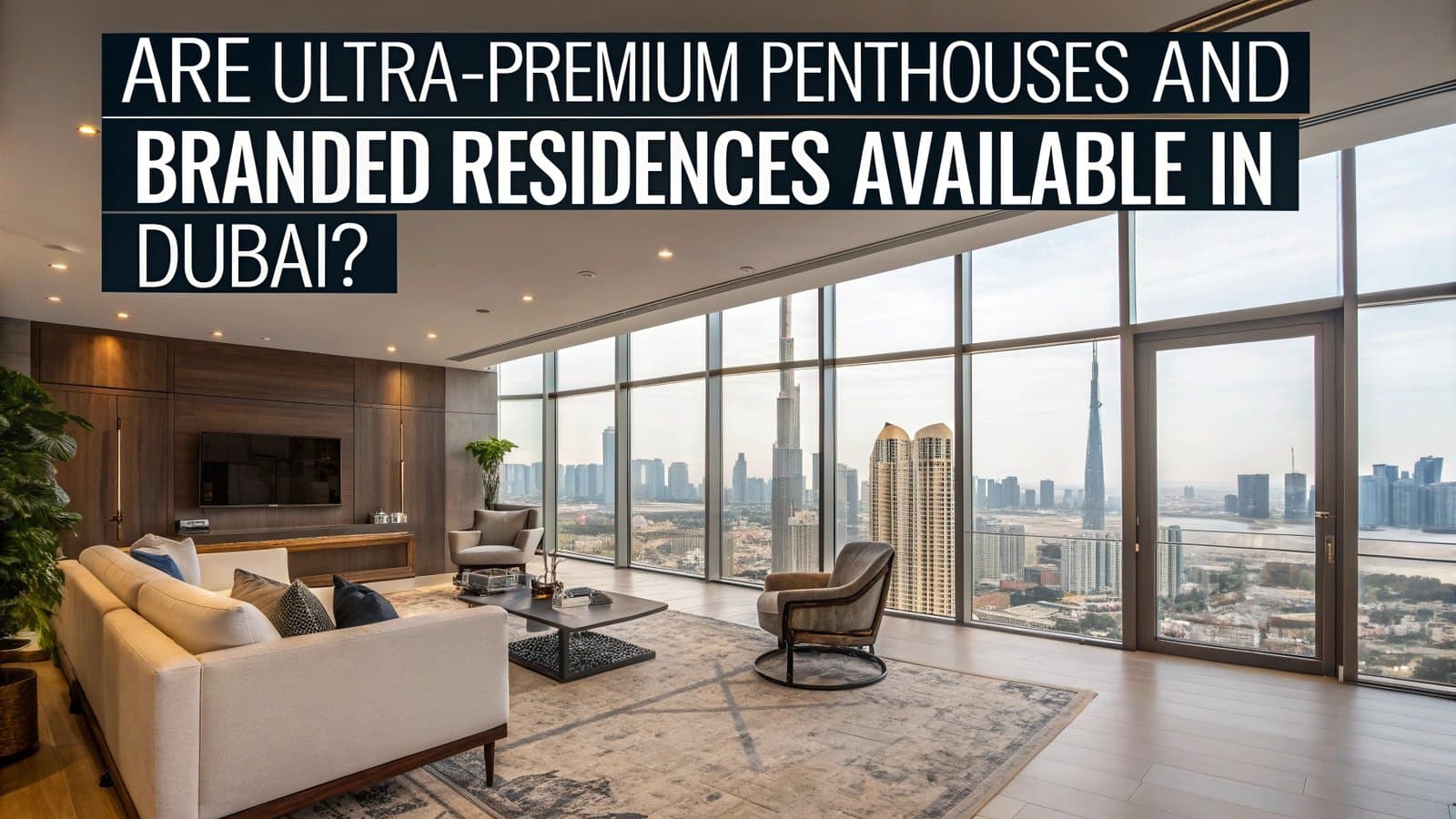 Are Ultra-Premium Penthouses and Branded Residences Available in Dubai?