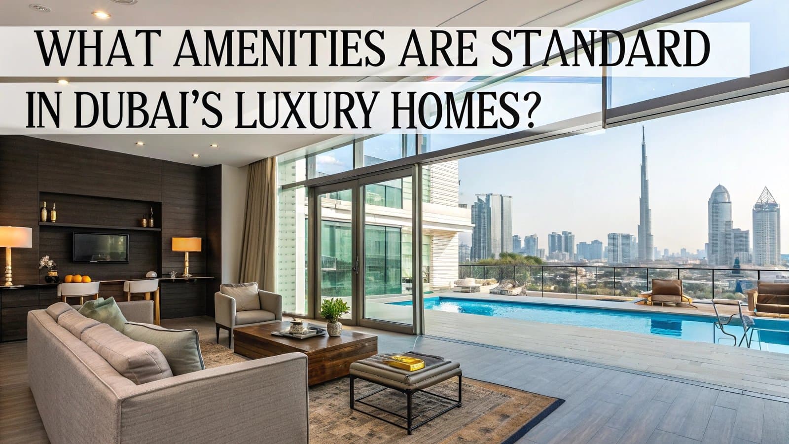 What Amenities Are Standard in Dubai’s Luxury Homes?