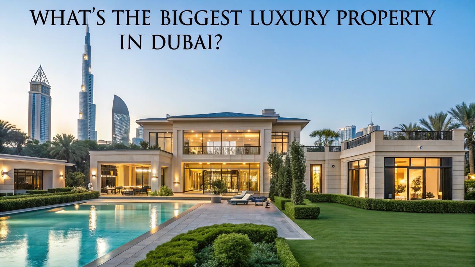 What’s the Biggest Luxury Property in Dubai?