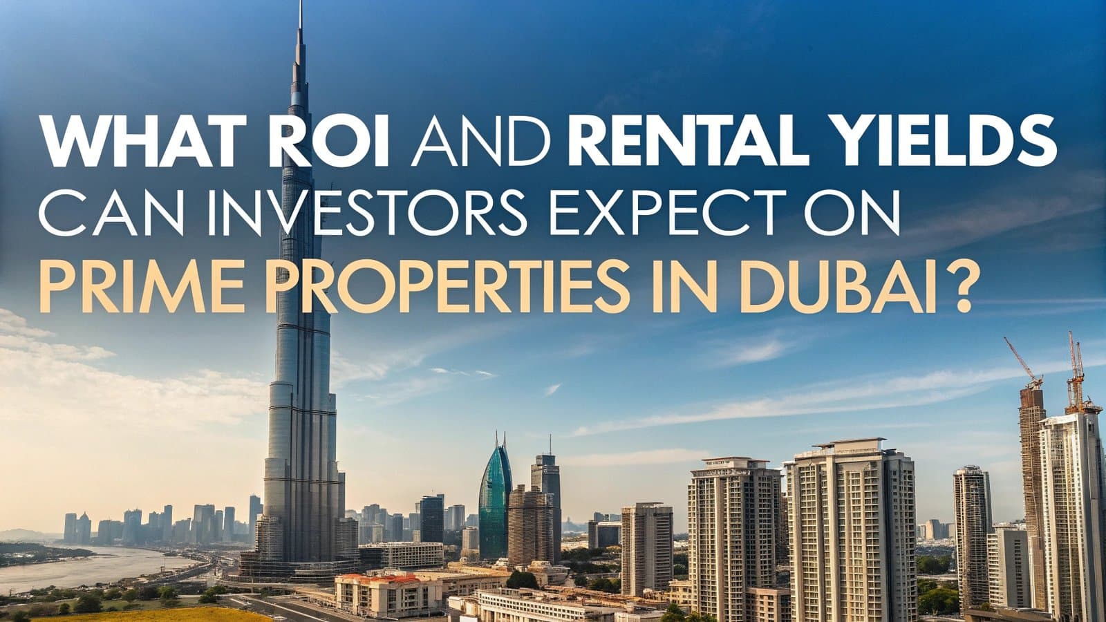 What ROI and Rental Yields Can Investors Expect on Prime Properties in Dubai?
