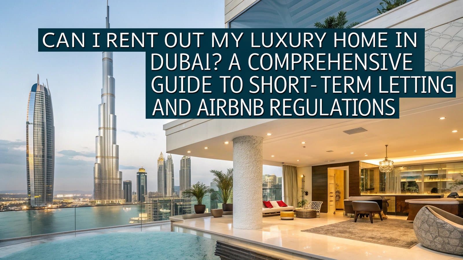 Can I Rent Out My Luxury Home in Dubai? A Comprehensive Guide to Short-Term Letting and Airbnb Regulations