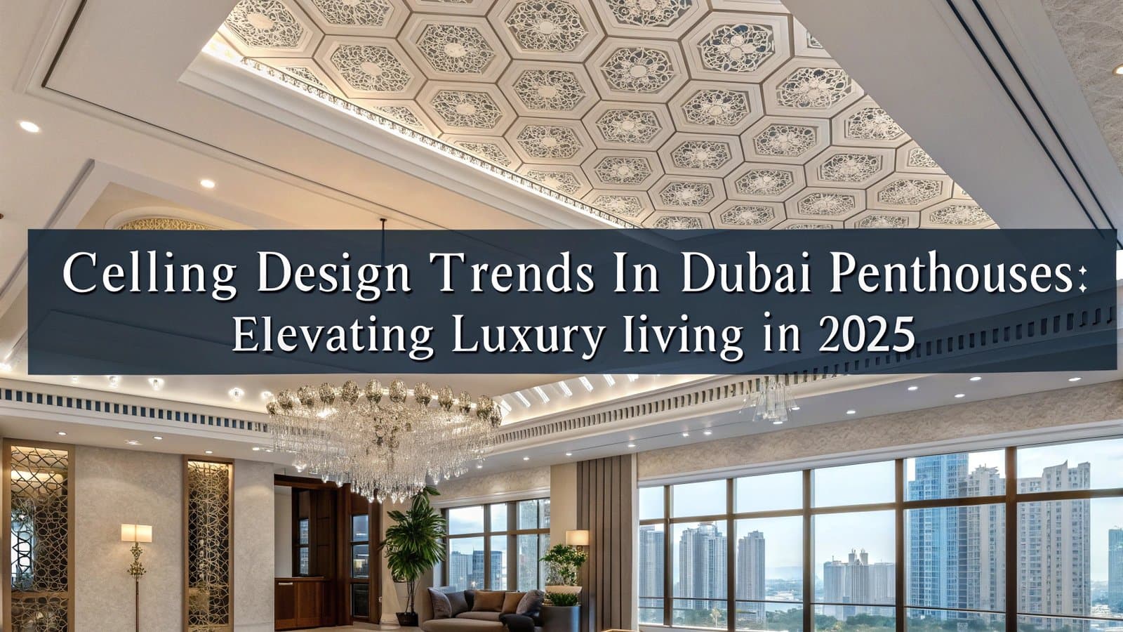 Ceiling Design Trends in Dubai Penthouses: Elevating Luxury Living in 2025