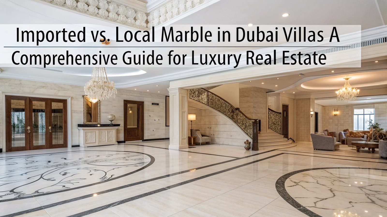 Imported vs. Local Marble in Dubai Villas A Comprehensive Guide for Luxury Real Estate