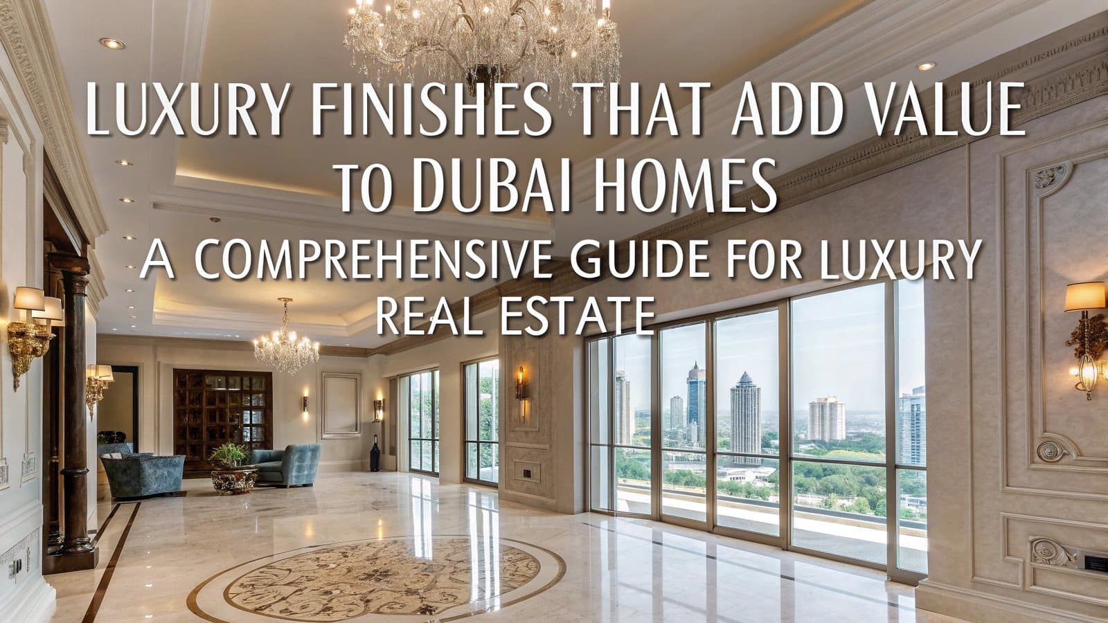 Luxury Finishes That Add Value to Dubai Homes A Comprehensive Guide for Luxury Real Estate