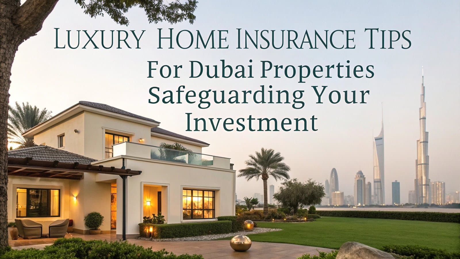 Luxury Home Insurance Tips for Dubai Properties Safeguarding Your Investment