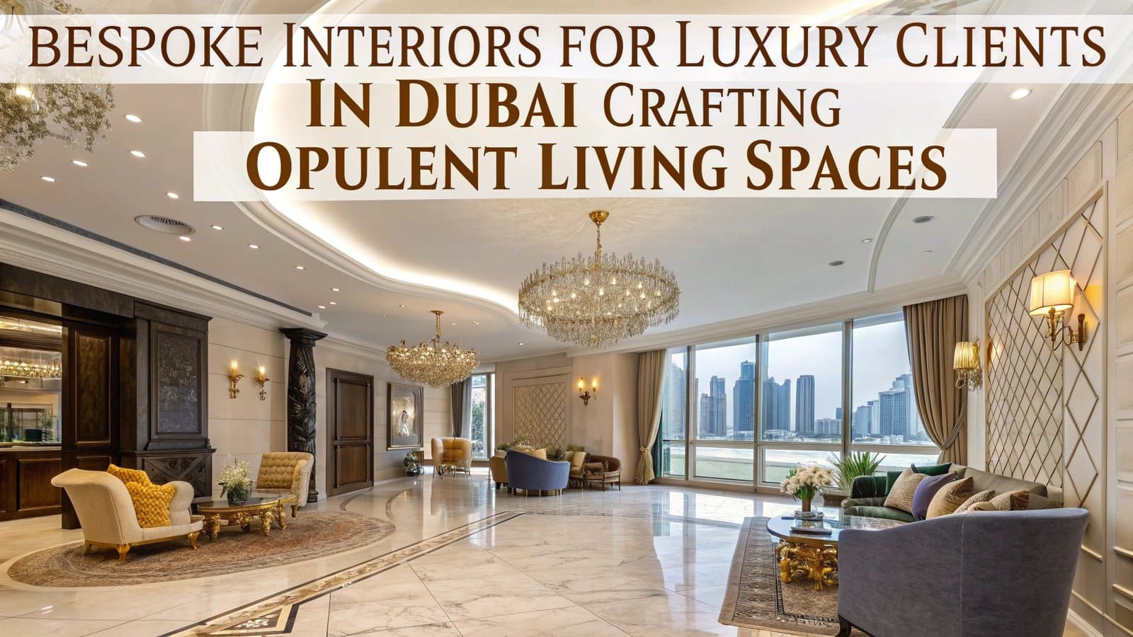 Bespoke Interiors for Luxury Clients in Dubai: Crafting Opulent Living Spaces