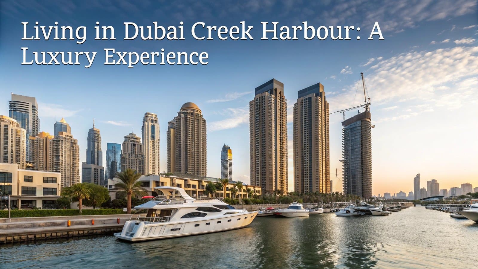 Living in Dubai Creek Harbour: A Luxury Experience