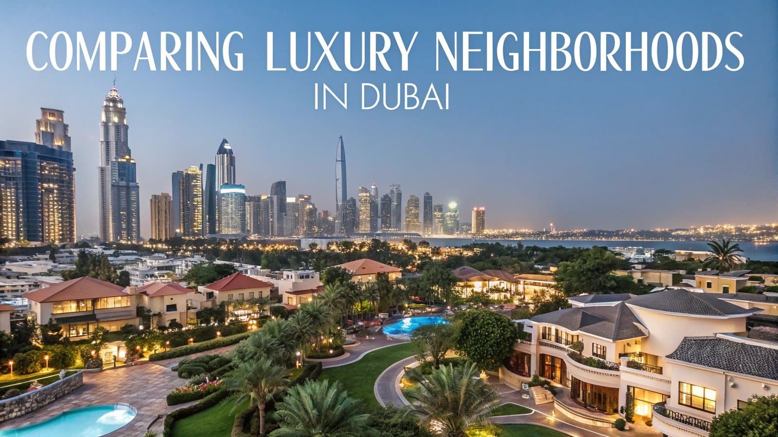 Luxury Neighborhoods in Dubai Compared | Invest with AYS Developers