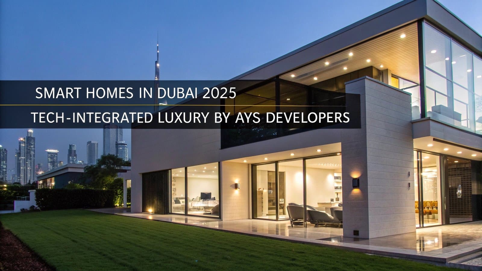 Smart Homes in Dubai | Tech-Integrated Luxury by AYS Developers