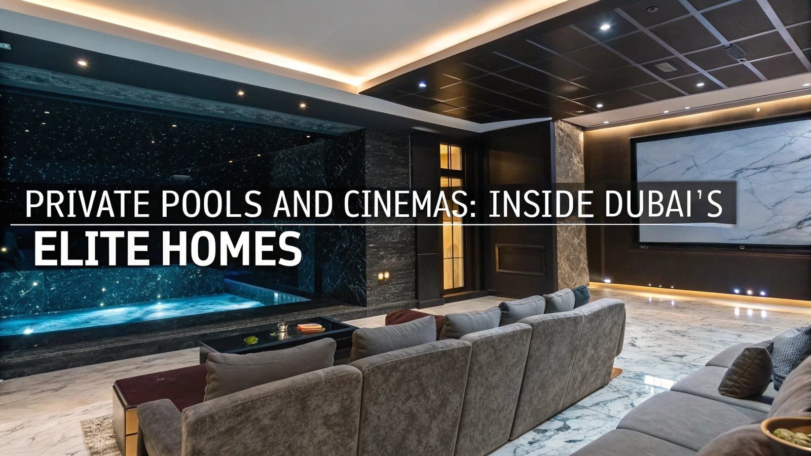 Dubai Elite Homes with Pools & Cinemas | AYS Developer
