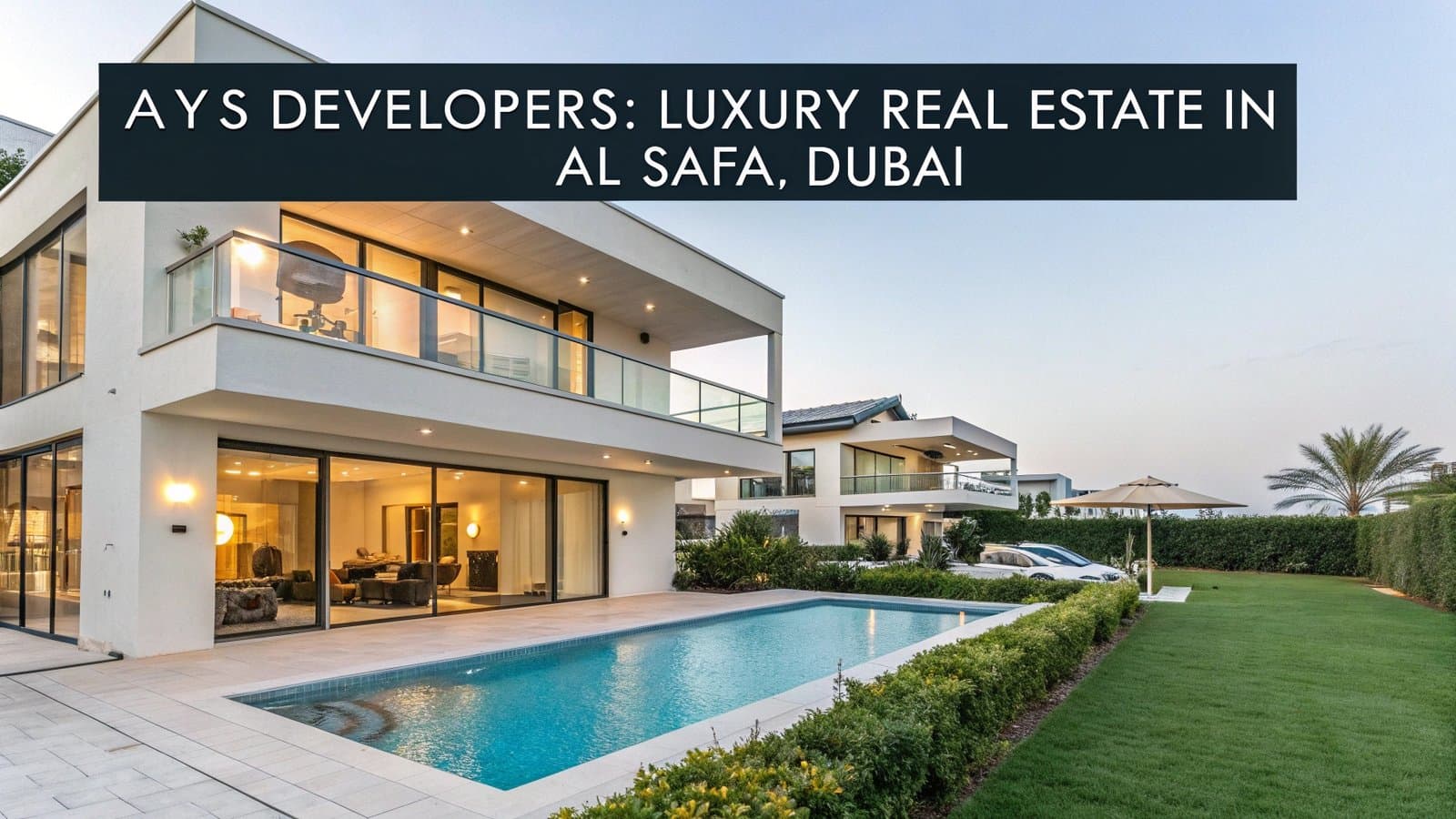 AYS Developers: Luxury Real Estate in Al Safa, Dubai AYS Developers: Luxury Real Estate in Al Safa, Dubai