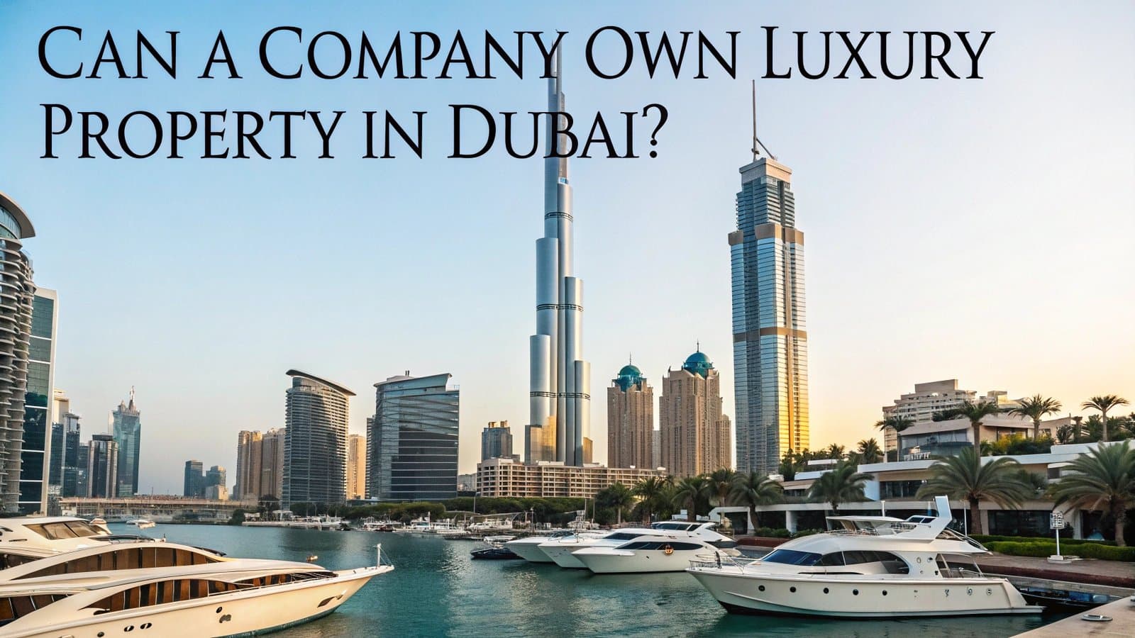 Can Companies Own Luxury Property in Dubai? | AYS Developers Can Companies Own Luxury Property in Dubai? | AYS Developers
