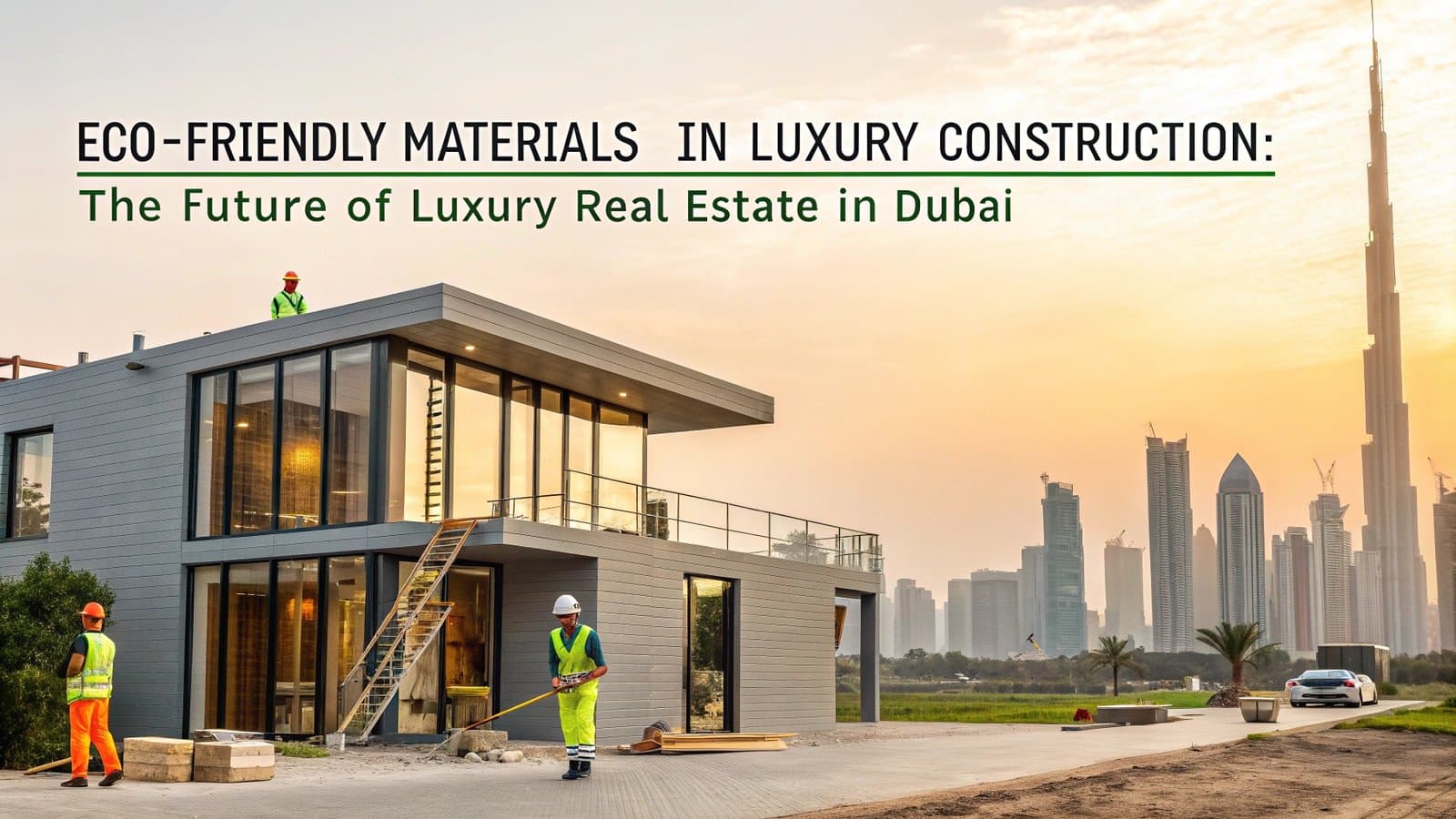 Eco-Friendly Materials in Luxury Construction: The Future of Luxury Real Estate in Dubai Eco-Friendly Materials in Luxury Construction: The Future of Luxury Real Estate in Dubai