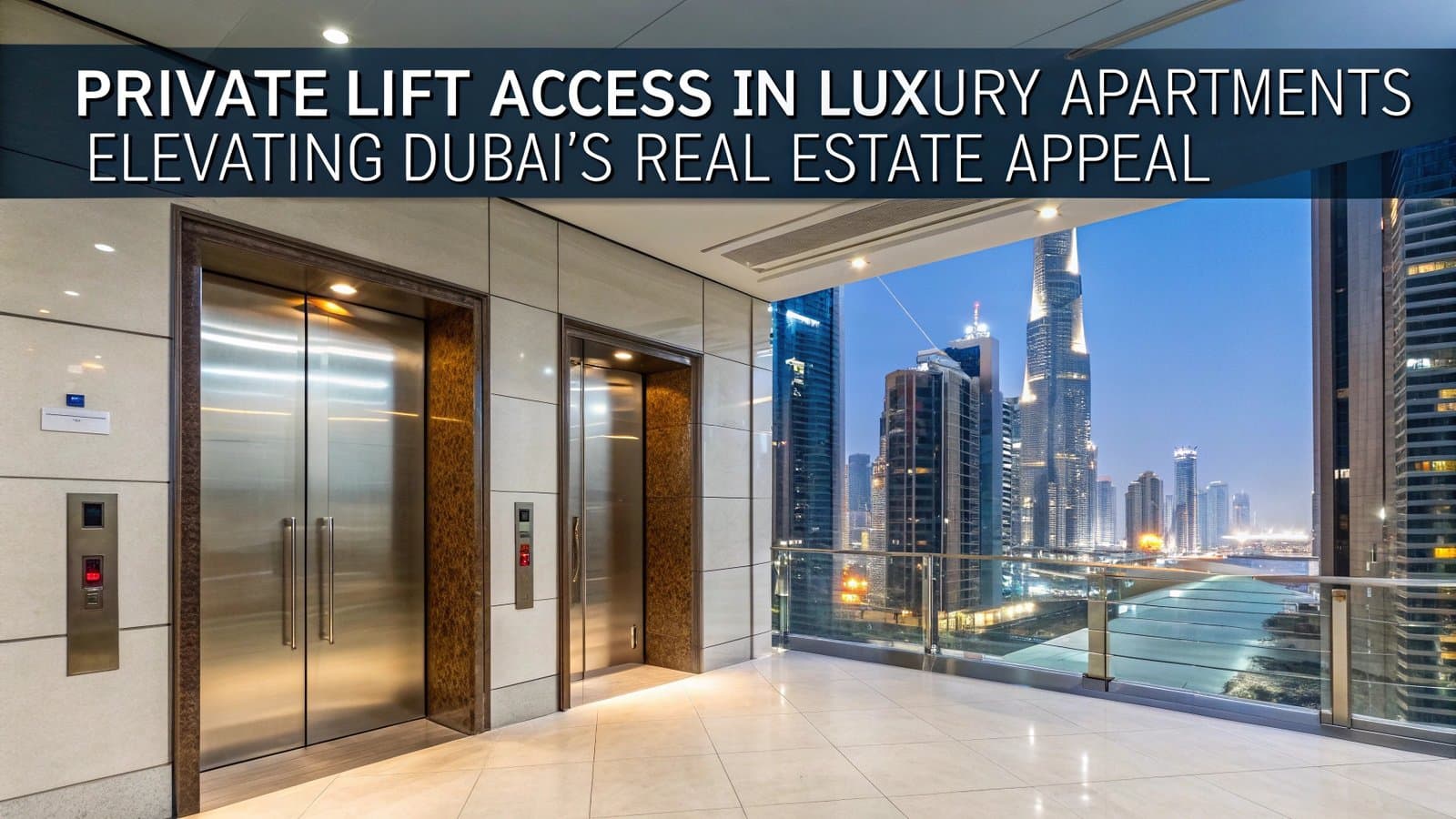 Private Lift Access in Luxury Apartments Elevating Dubai’s Real Estate Appeal Private Lift Access in Luxury Apartments Elevating Dubai’s Real Estate Appeal