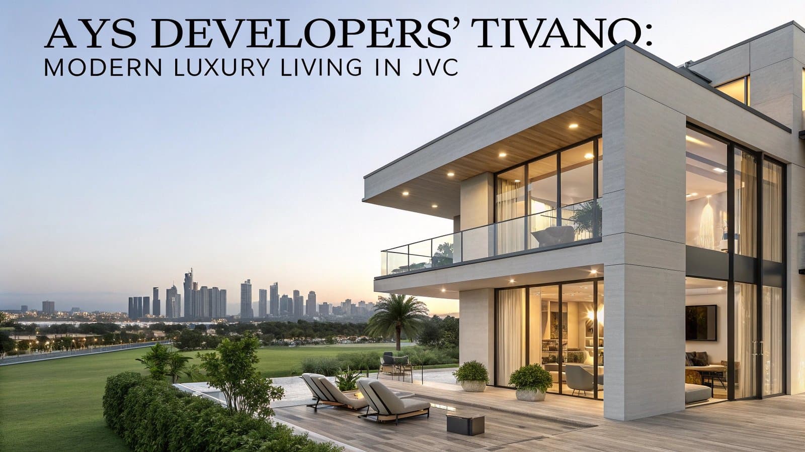 Tivano by AYS: Modern Luxury Living in JVC Dubai | AYS Developer Tivano by AYS: Modern Luxury Living in JVC Dubai | AYS Developer