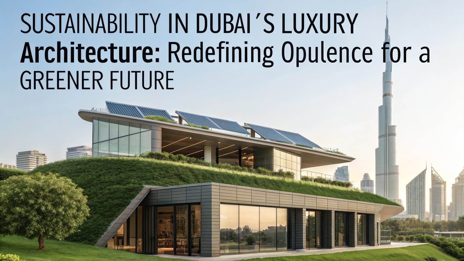 Sustainability in Dubai’s Luxury Architecture: Redefining Opulence for a Greener Future Sustainability in Dubai’s Luxury Architecture: Redefining Opulence for a Greener Future