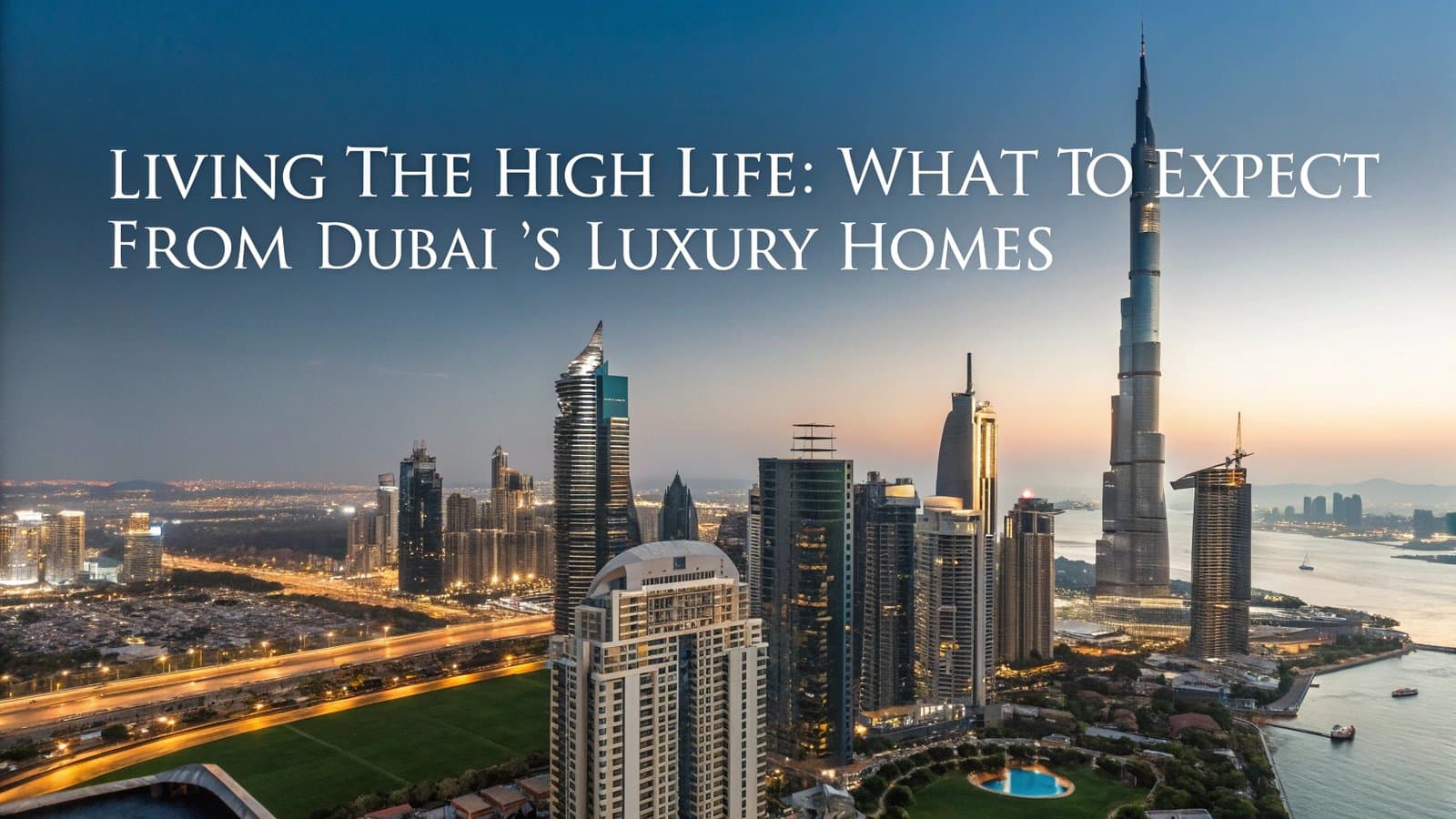 Living the High Life: What to Expect from Luxury Homes in Dubai Living the High Life: What to Expect from Luxury Homes in Dubai